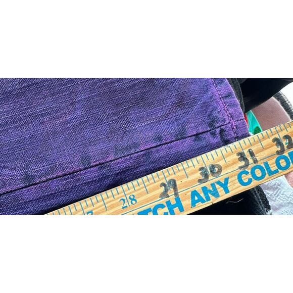 Ferre Purple Embroidered Y2k FILIENES Jeans Size 26x30 Vintage New - Picture 11 of 11
